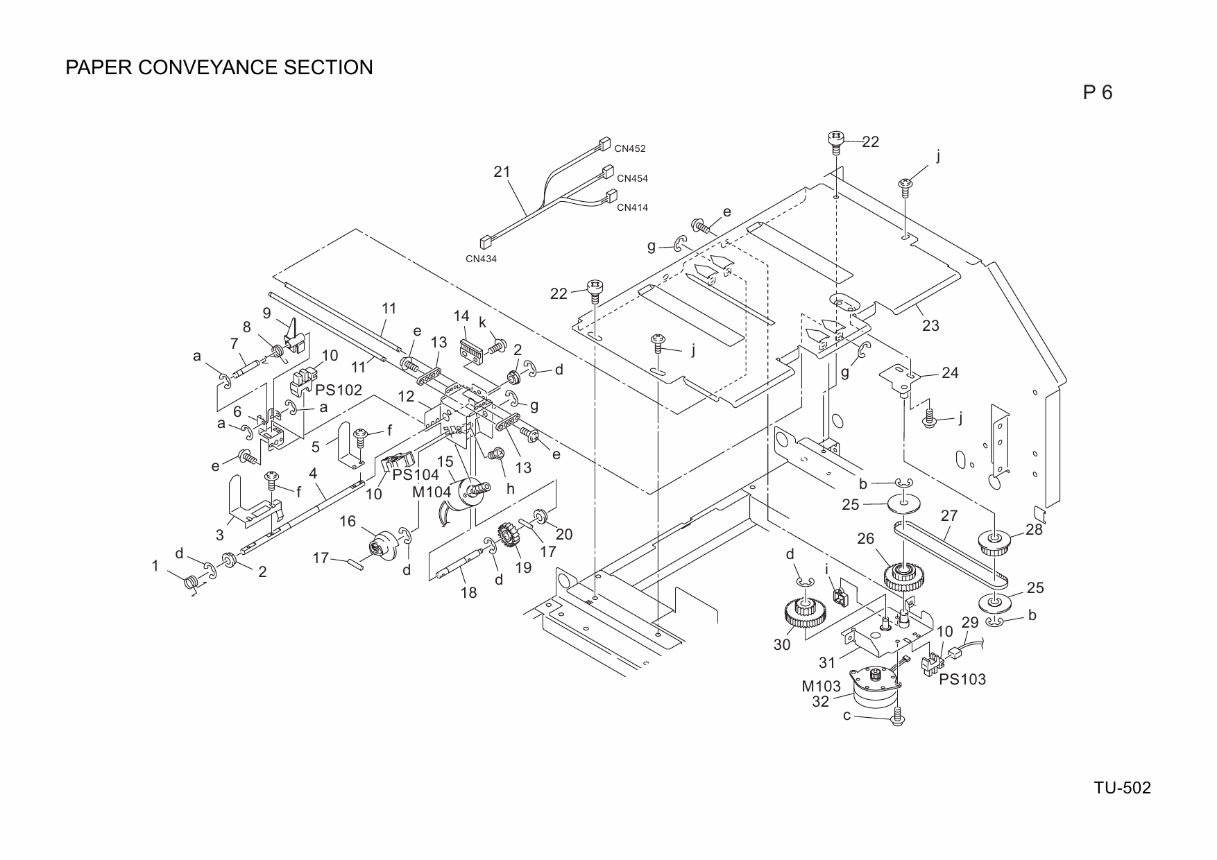 Konica-Minolta Options TU-501 A110 Parts Manual-6